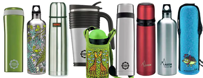 bouteilles, gourdes et mugs isothermes