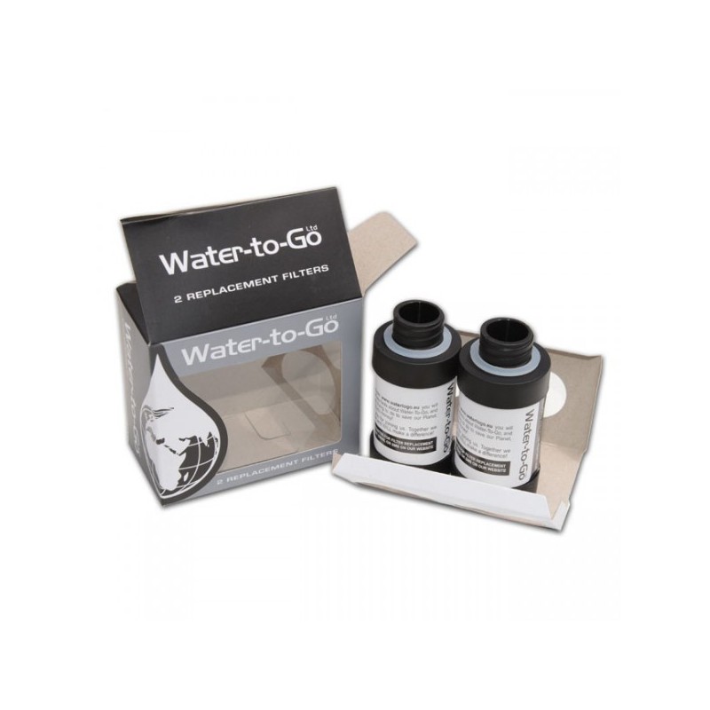 Recharge Pack 2 Filtres pour gourde Water-to-Go Recharge Pack 2 Filtres pour gourde Water-to-Go