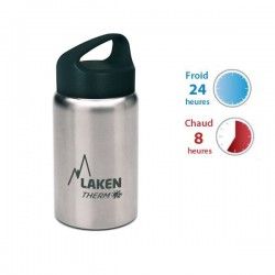 Petite gourde inox 35cl large goulot isotherme Laken