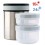 Lunch-box isotherme inox 1 litre, 2 compartiments