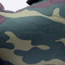 Gourde basque tissu camouflage et intérieur latex 1 litre