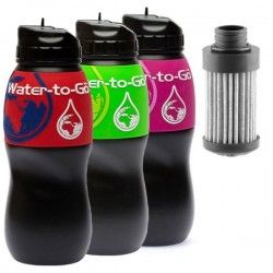 Gourde Filtrante Triple Water-To-Go 0.75 litre 