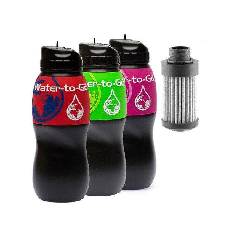 Gourde Filtrante Triple Water-To-Go 0.75 litre Gourde Filtrante Triple Water-To-Go 0.75 litre