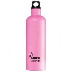 Gourde isotherme inox rose 0.75 litre Laken