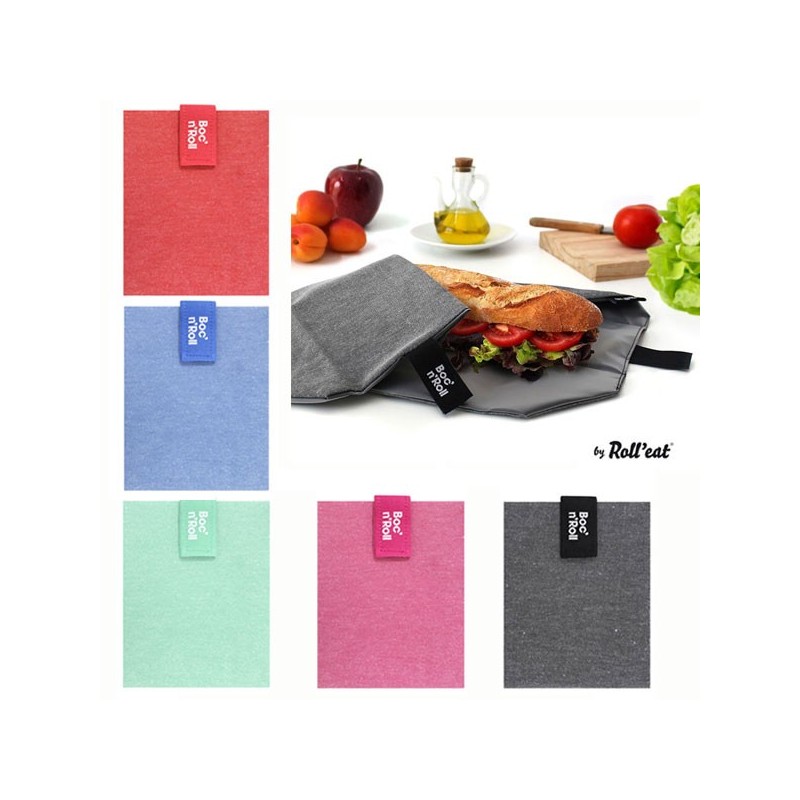 Emballage sandwich lavable et ajustable Uni, avec velcro, 54x32cm