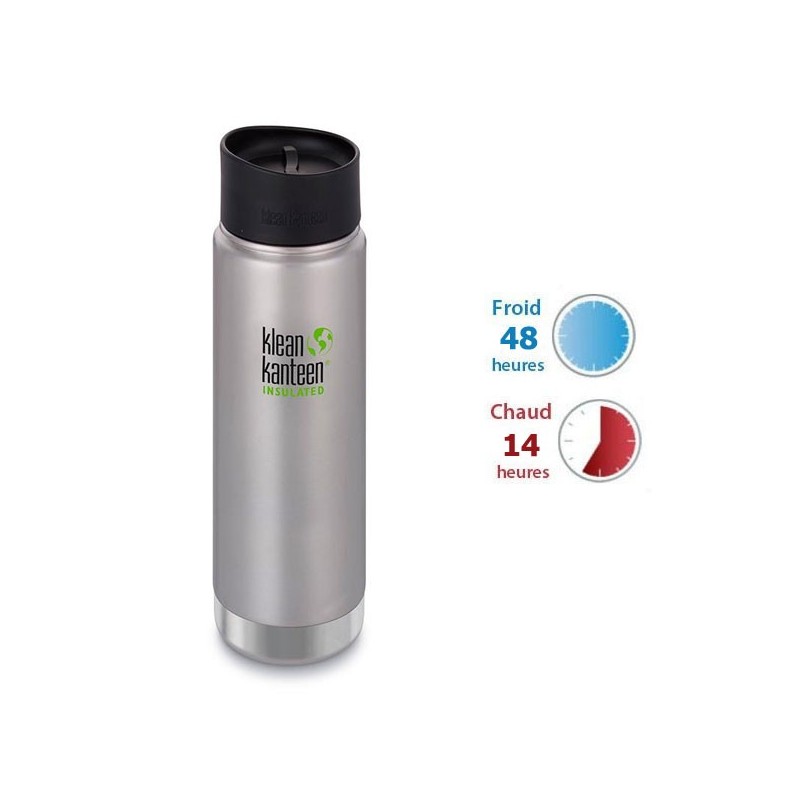 Gourde isotherme inox Klean Kanteen 0,59L, Bouchon Mug pour siroter Gourde isotherme inox Klean Kanteen 0,59L, Bouchon Mug pour siroter