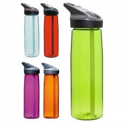 Gourde sport légère 0.75l bouchon paille, Laken