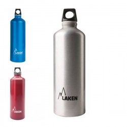 Gourde aluminium 0.75 litre Laken Grise