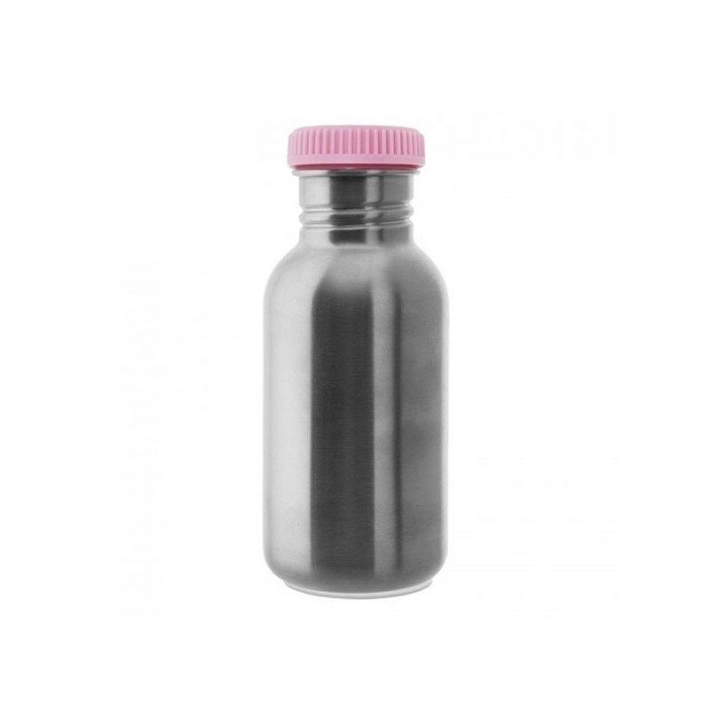 Gourde inox enfant avec housse illustrée et bouchon à visser, 0.5 litre, Laken Gourde inox enfant avec housse illustrée et bouchon à visser, 0.5 litre, Laken