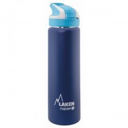 Gourde Sport inox isotherme 0.75l avec paille de Laken