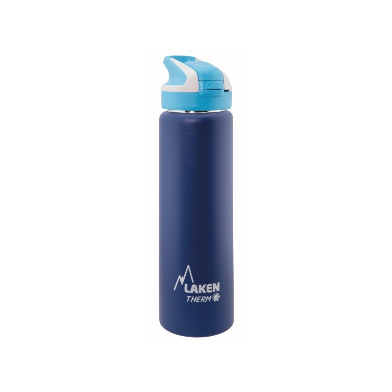 Gourde Sport inox isotherme 0.75l avec paille de Laken
