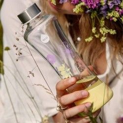 Gourde en verre Fond silicone, 550ml