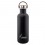 Gourde inox 1 litre, large goulot, bouchon inox et bambou