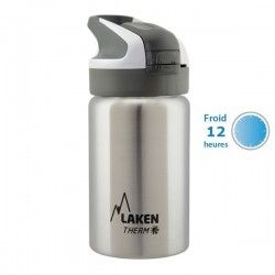 Gourde inox isotherme 0.5l bouchon poussoir de Laken