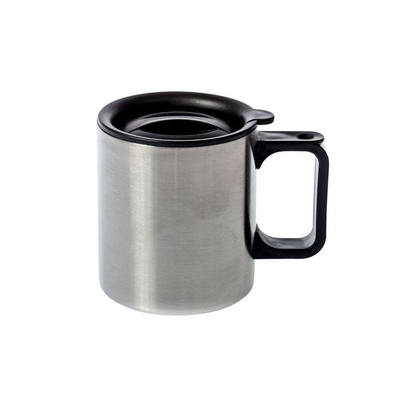 Tasse inox double paroi avec couvercle 