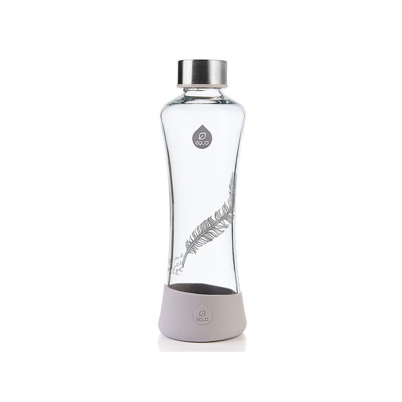 Gourde en verre Fond silicone, 550ml