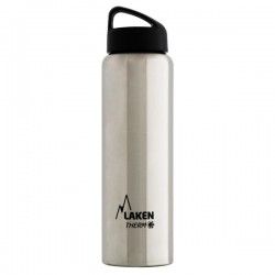 Gourde isotherme inox 1 litre large goulot  Laken