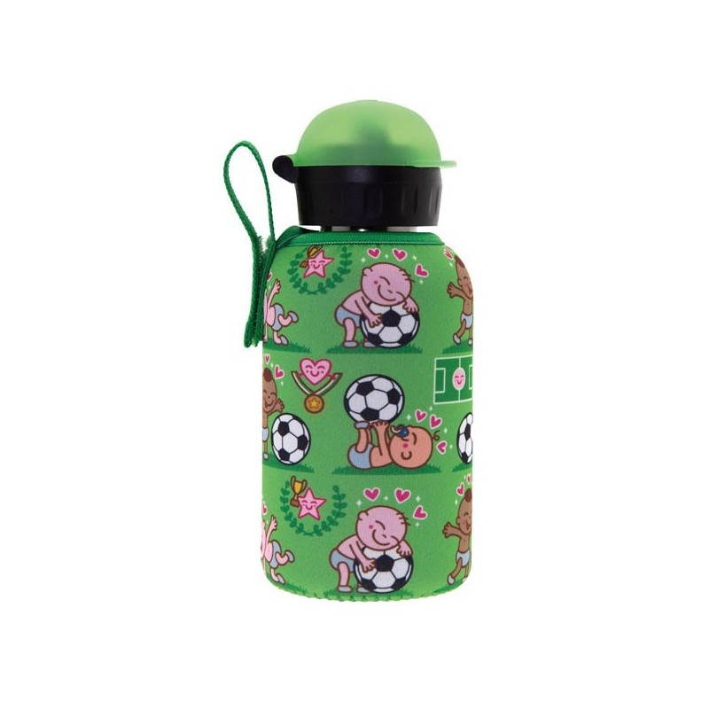 Gourde enfant inox isotherme avec housse neoprene 0.35 litre, Laken Gourde enfant inox isotherme avec housse neoprene 0.35 litre, Laken