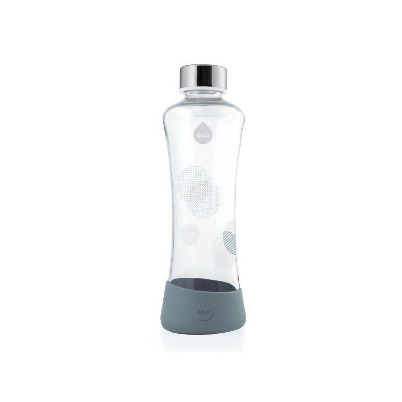 Gourde en verre Fond silicone, 550ml