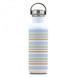 Gourde inox Drink Life  0.75 litre, large goulot, bouchon inox