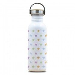 Gourde inox Drink Life  0.75 litre, large goulot, bouchon inox
