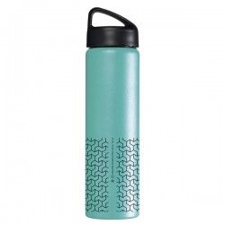 Gourde inox Dynamics 0.75l bouchon paille à clapet  de Laken