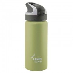 Gourde inox isotherme 0.5l bouchon poussoir de Laken