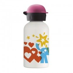 Gourde inox isotherme enfant 0.35L à motif abstrait