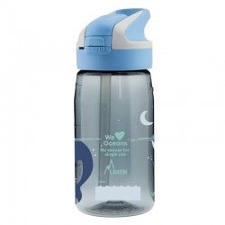 Gourde enfant 450ml, We Love Oceans, bouchon paille