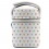 Lunch box thermique en inox et housse neoprene à pois 1 litre