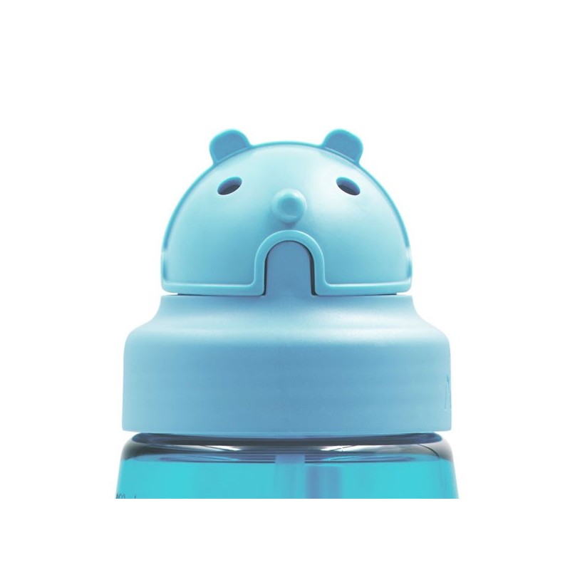 Gourde enfant bouchon paille 450ml en tritan Gourde enfant bouchon paille 450ml en tritan
