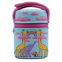 Lunch box isotherme enfant Girafe et arc-en-ciel 0,5 litre