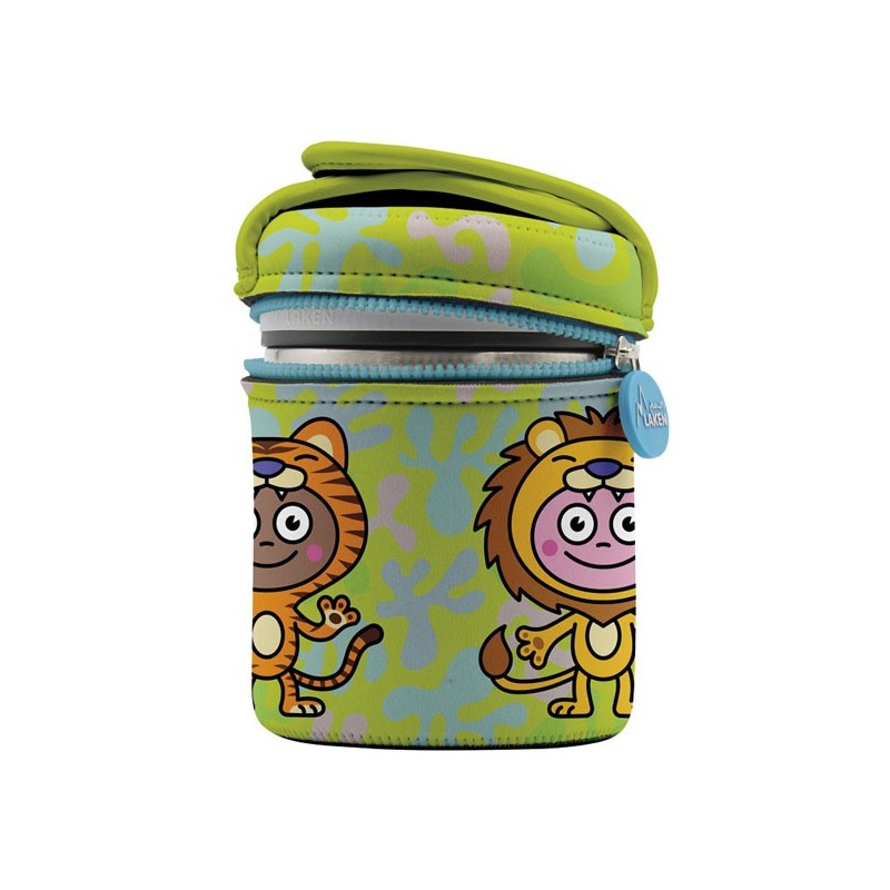 Lunch-box inox et isotherme, housse Savane 1 litre Lunch-box inox et isotherme, housse Savane 1 litre