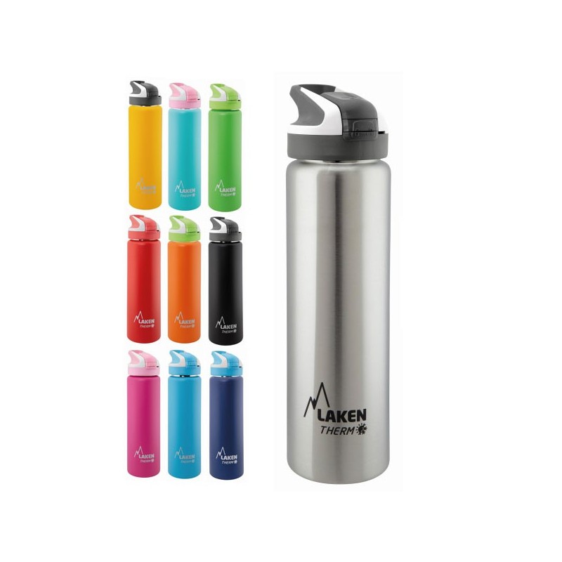 Finkolo Gourde Isotherme Inox 750ml - Bouteille Isotherme Inox - 2 Bouchons  Inclus - Gourde Inox Sport Avec Paille - Réutilisable - Sans BPA - Étanche  - Bouteille d'Eau Metal : : Cuisine et maison