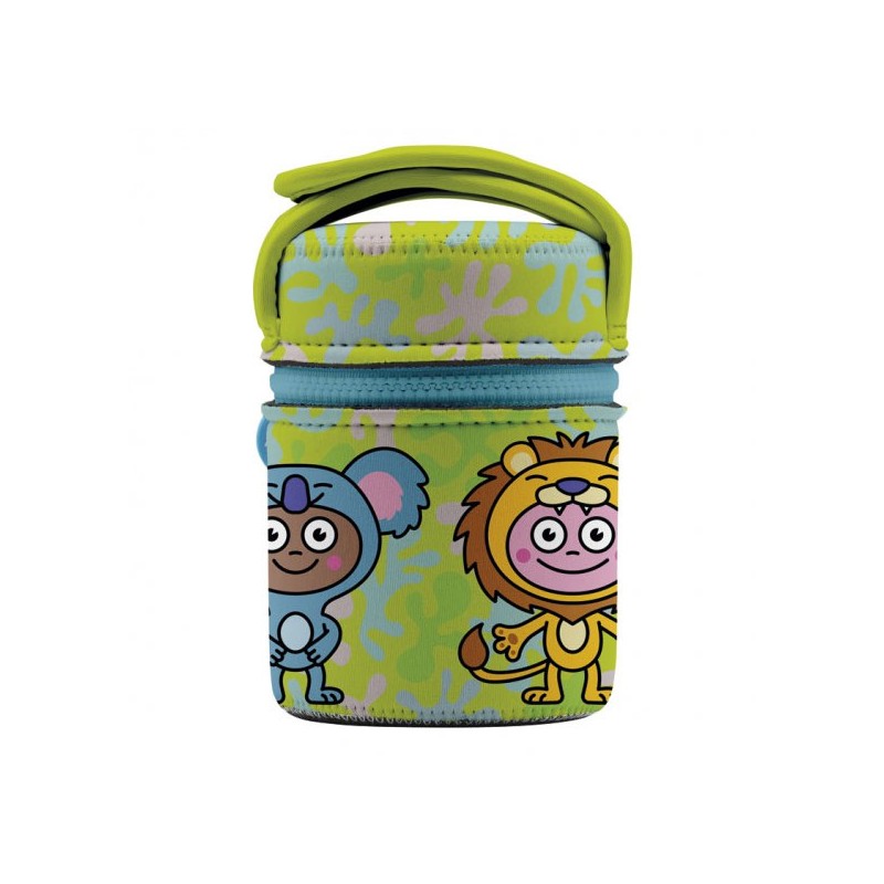 Lunch-box isotherme inox 500ml Animaux  - 1