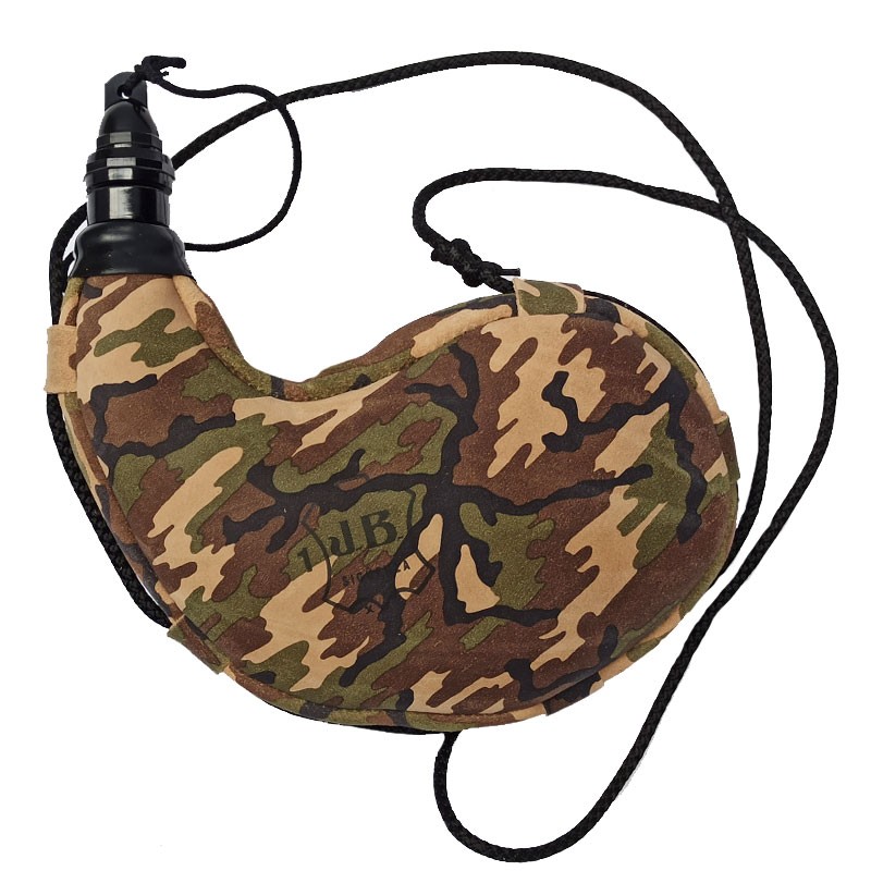 Gourde camouflage souple en peau, courbée, intérieur latex 1 litre Jesus Blasco - 1