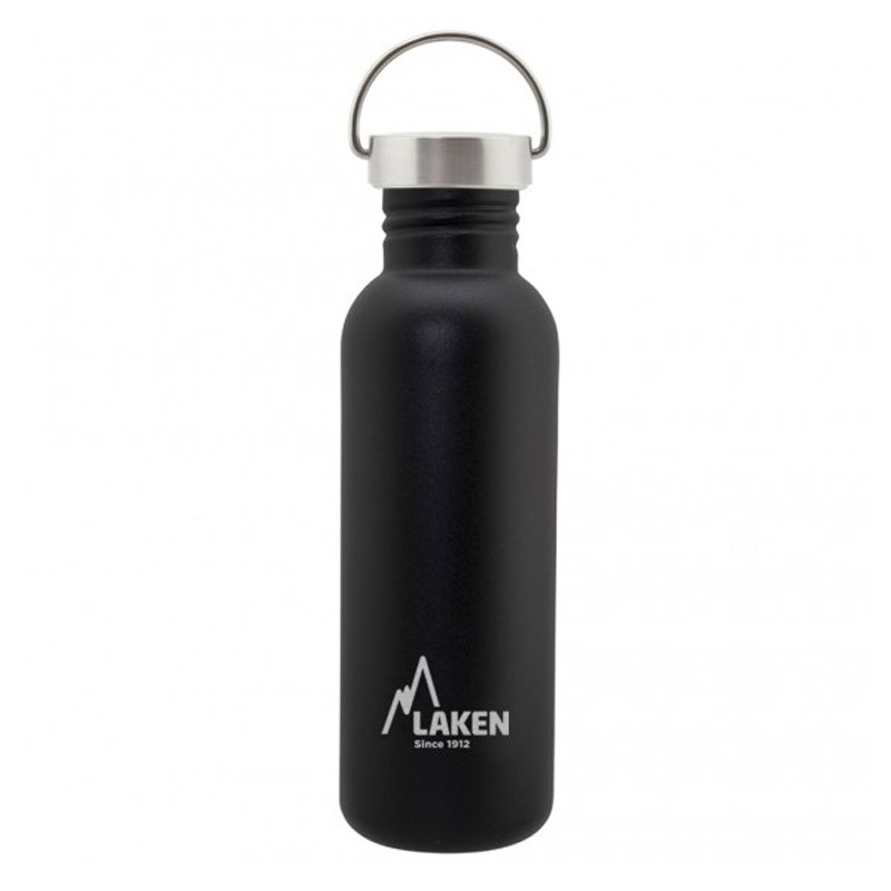 Gourde inox 0.75 litre, large goulot, bouchon inox Laken - 4