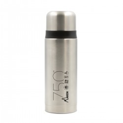 Bouteille isotherme 750mL en inox avec bouchon tasse Laken - 1