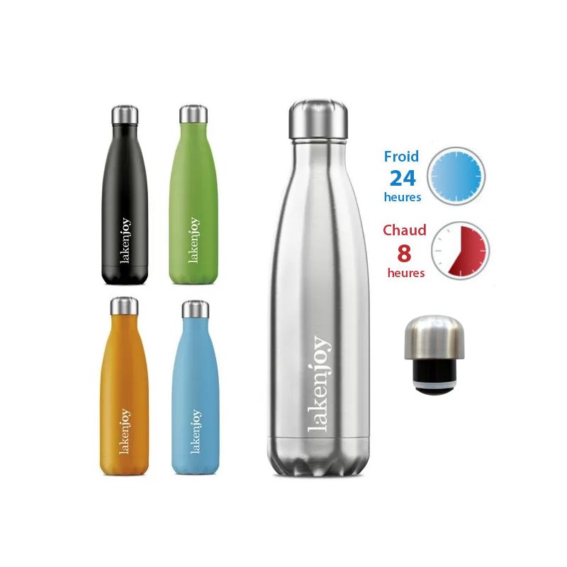 Gourde thermos en acier – 500 ml – OCEAN – LAPADD