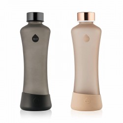 Gourde verre & silicone 550 ml GREY