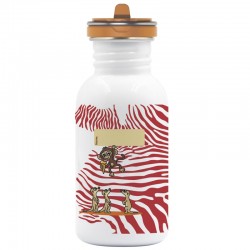 Gourde enfant inox 0.5L, bouchon sport et large goulot Laken - 3