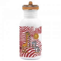 gourde enfant inox 500ml, zebre