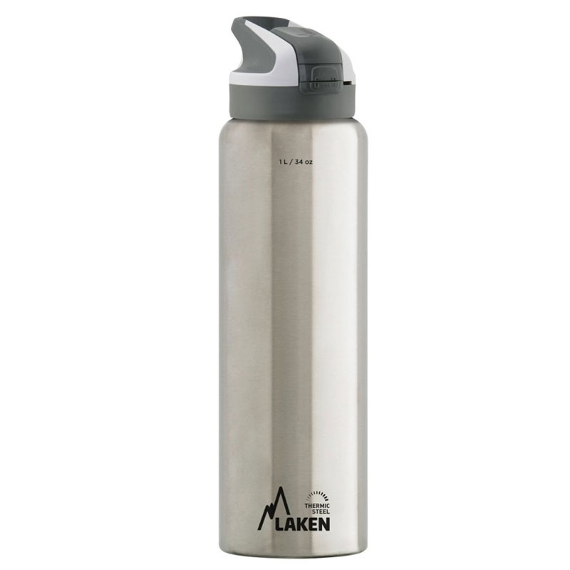 Gourde acier Inox Isotherme 1L Origin Outdoors randonnée bouchon sport