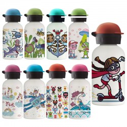 Gourdes enfant inox jolis motifs
