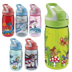 Gourde Enfant Sans Bpa - 600ml - Gourde Paille Efant - Bouteille D'enfant  Pour La Maternelle, L'cole, Les Excursions