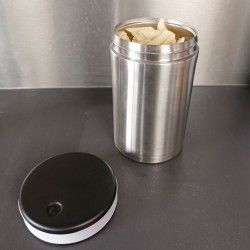 Lunch box inox avec ou sans compartiments, 1,5l