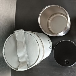 Lunch box isotherme inox avec housse de transport