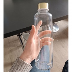 Bouteille d'eau en verre 750ml