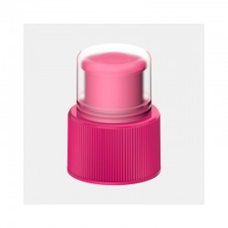 Bouchon sport rose pour gourde en verre Emil Die Flasche