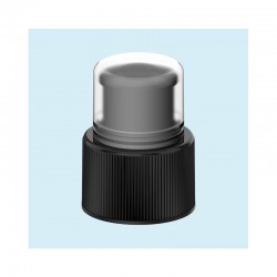 Bouchon sport noir pour gourde en verre Emil Die Flasche